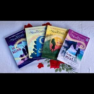 Disney The Never Girls Books 1-4 in Paperback